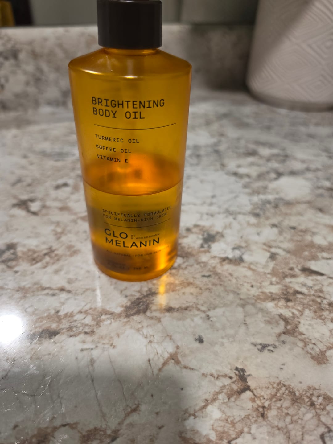 Customer photo review of Brightening Body Oil