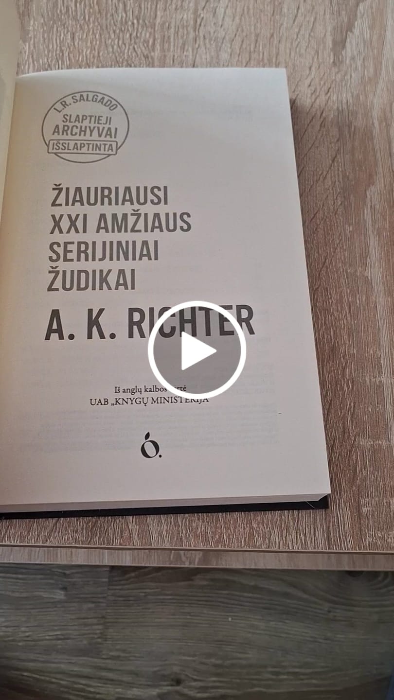 Customer video review of Žiauriausi XXI amžiaus serijiniai žudikai: tikros bylos, šiurpą kelianti dokumentinė knyga
