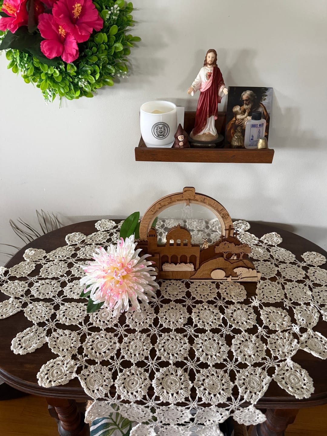 Customer photo review of Easter Creche Countdown | Light-Up + Music Display