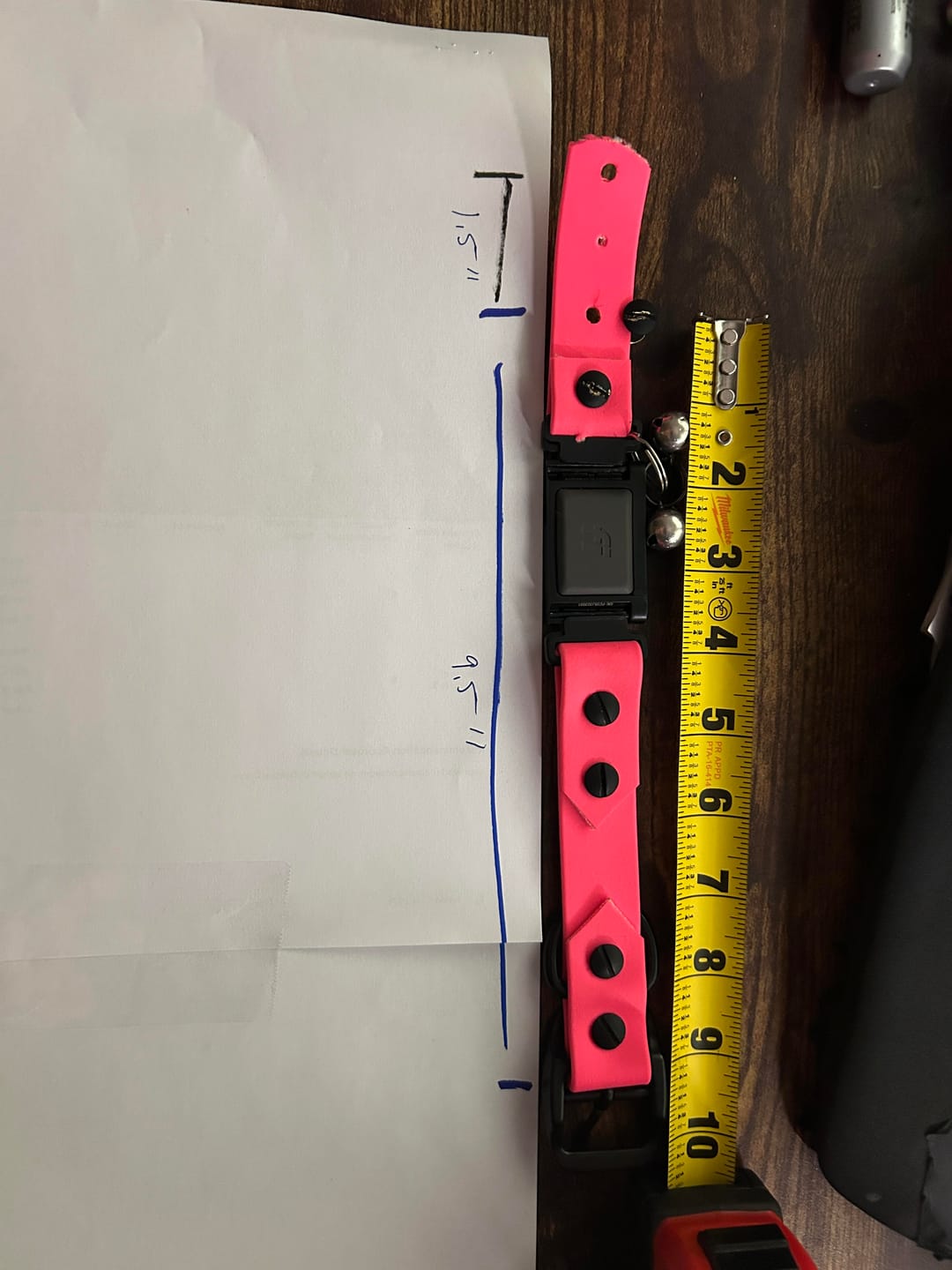 Customer photo review of Waterproof Fi Compatible Dog Collar | Built with BioThane®