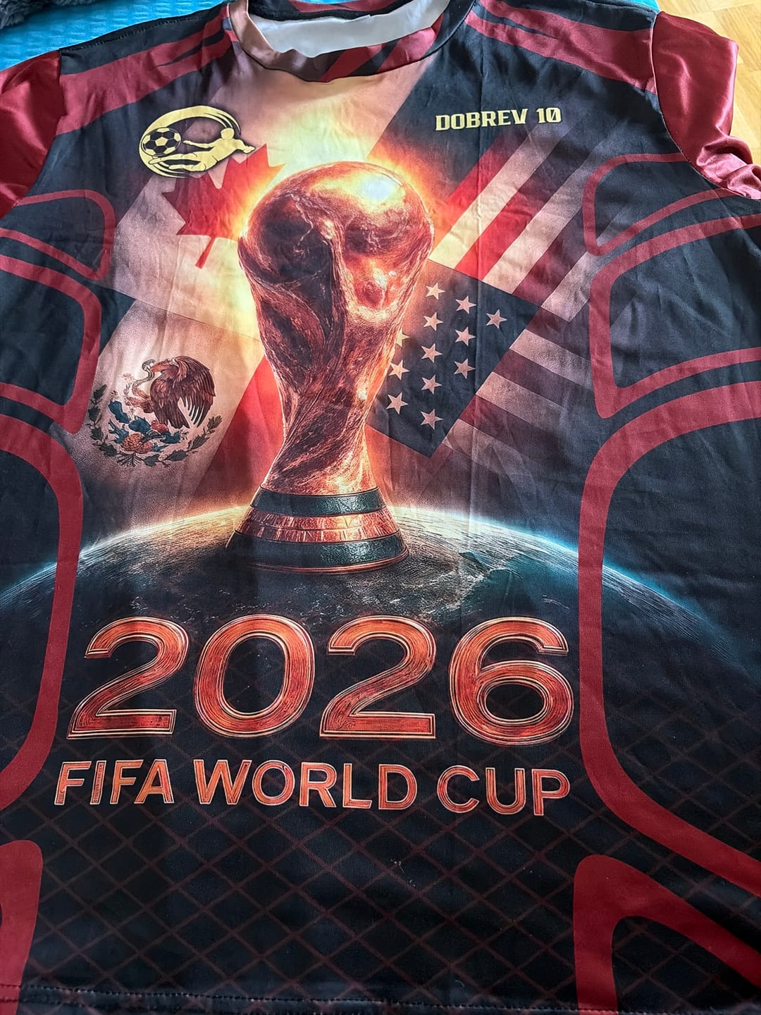 Customer photo review of Unisex Shirt - Custom USA Canada World Cup 2026 3D Shirt