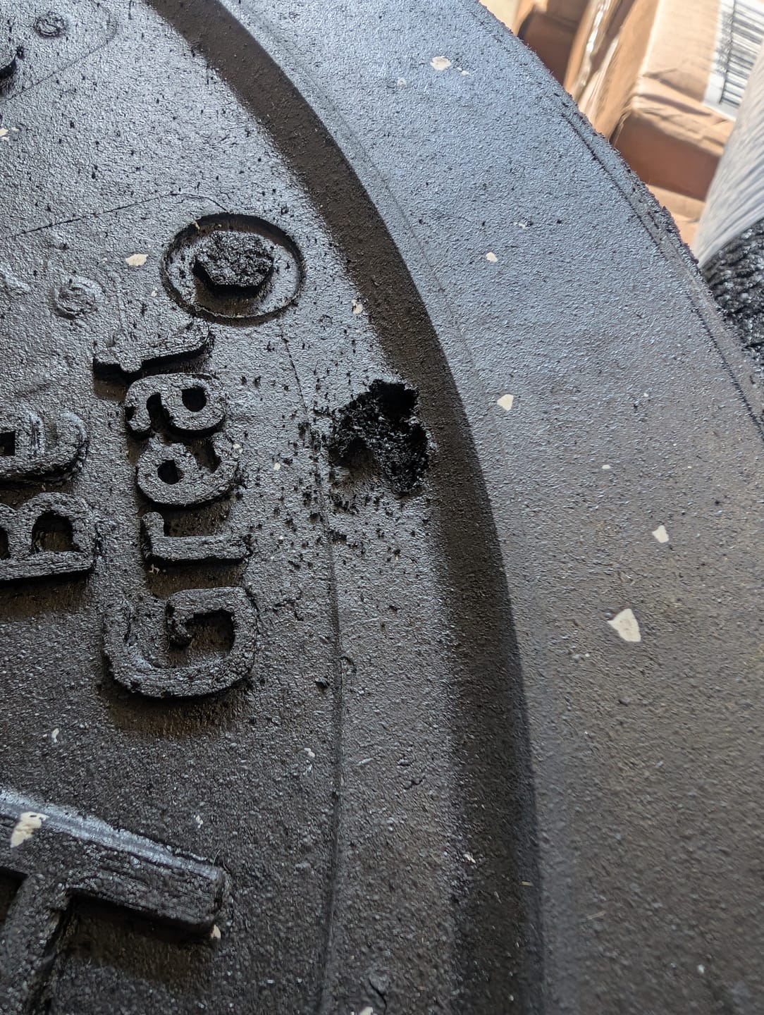 Customer photo review of URA-MAX COLORED Bumper Plate Sets