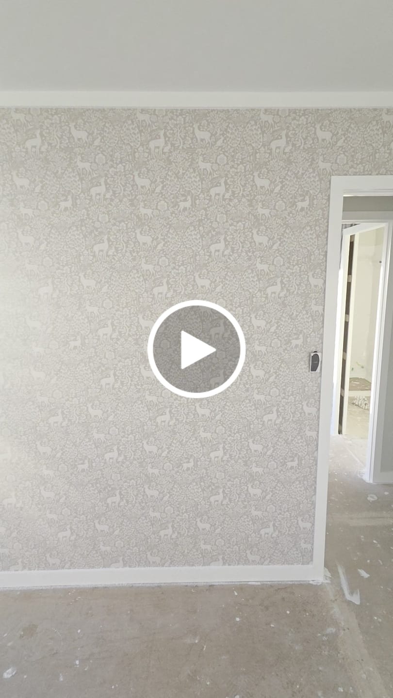 Customer video review of Deer Woods Wallpaper - Taupe