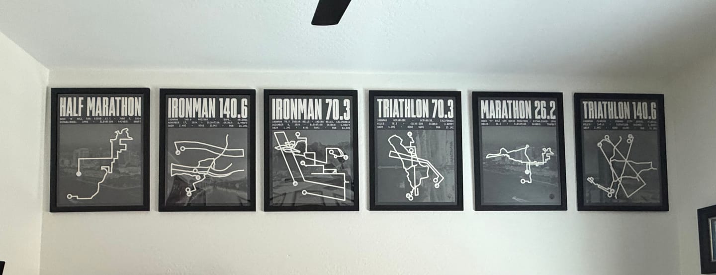 Customer photo review of Ironman 140.6 Texas Poster