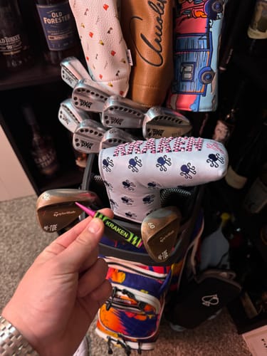 Customer photo review of 💘 Vice Baby Blade Putter Cover - "Soft Leather. Hard Looks."