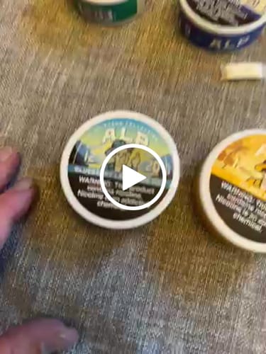 Customer video review of Drifters Watermelon Kiwi Ice Nicotine Pouches