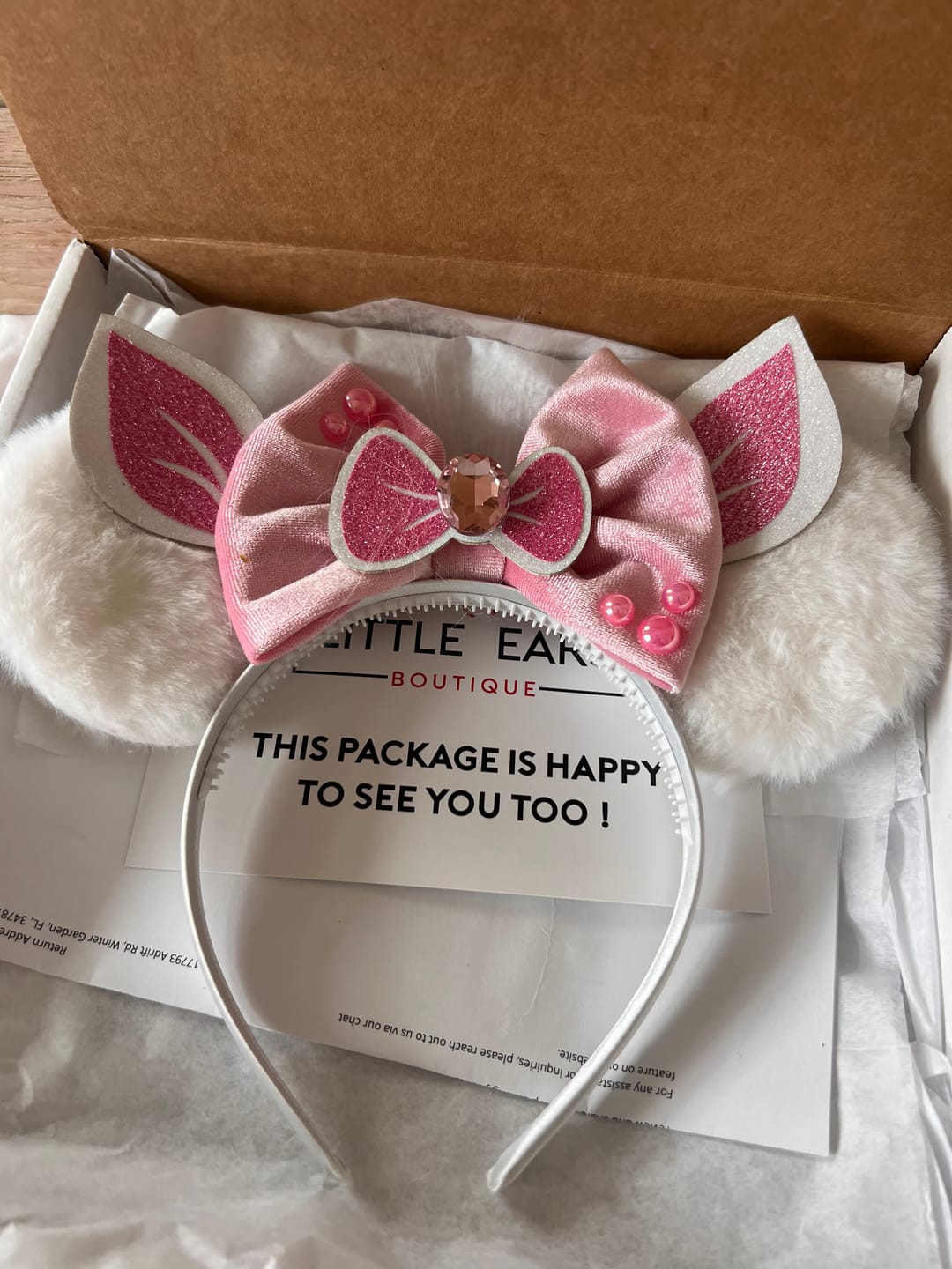Customer photo review of Marie Mickey Ears