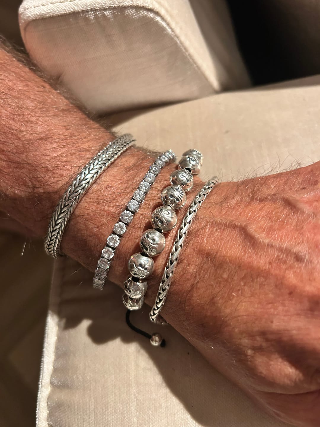 Customer photo review of TENNISBOY BRACELET. - 5MM