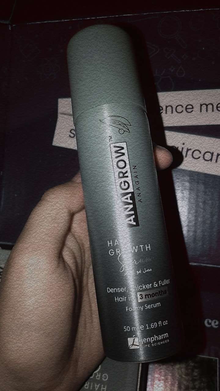 Customer photo review of Anagrow Hair Serum