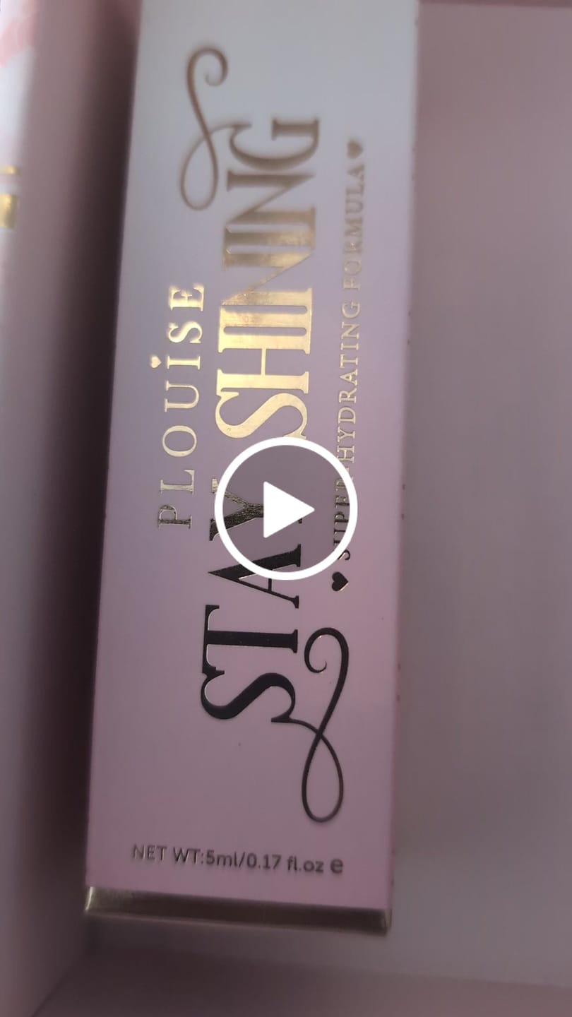 Customer video review of P.Louise Stay Shining Crown Lip Oil