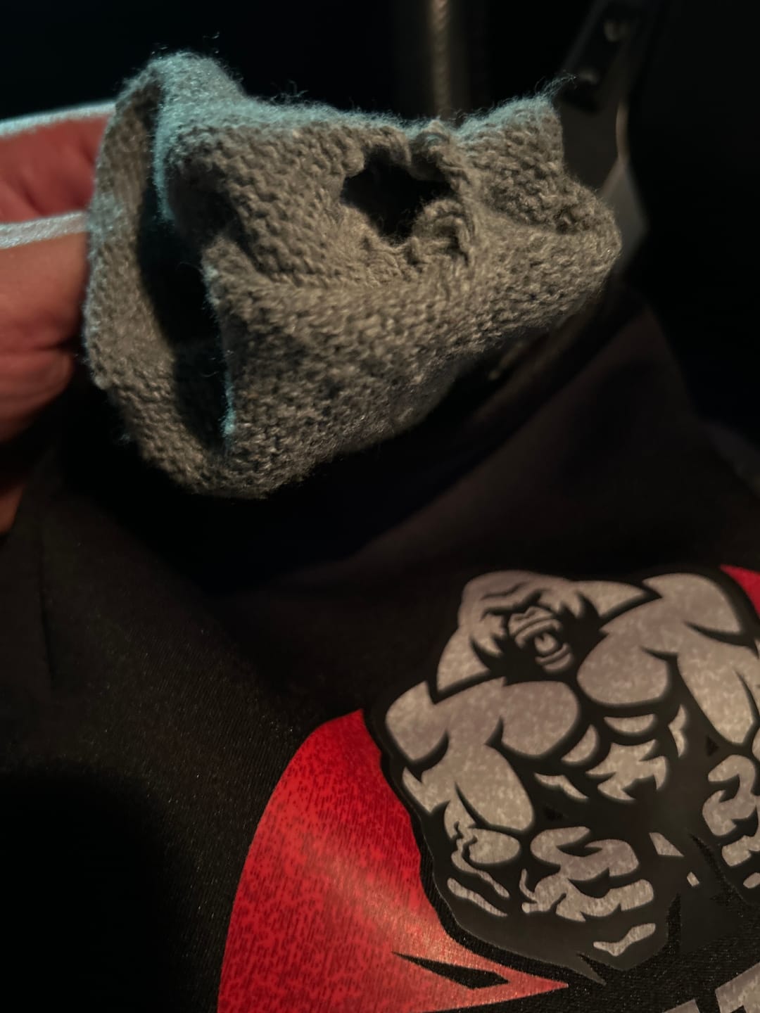 Customer photo review of GREAT APE GRIPS - BLACK