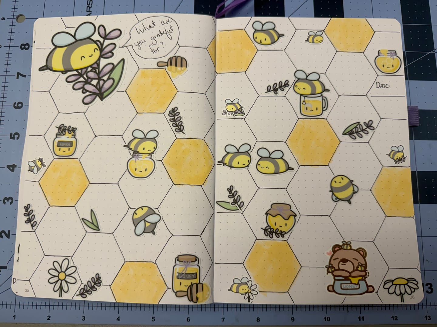 Customer photo review of Sticker Sheet - Sweet Lavender