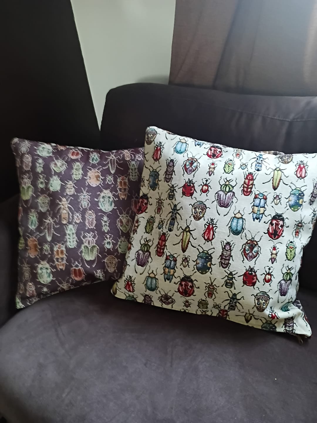 Customer photo review of Bugs Tapestry Fabric
