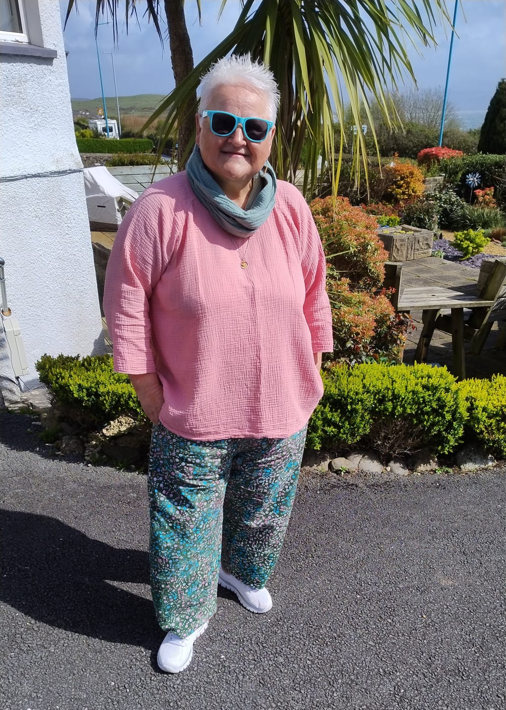 Customer photo review of Plain Double Gauze Fabric