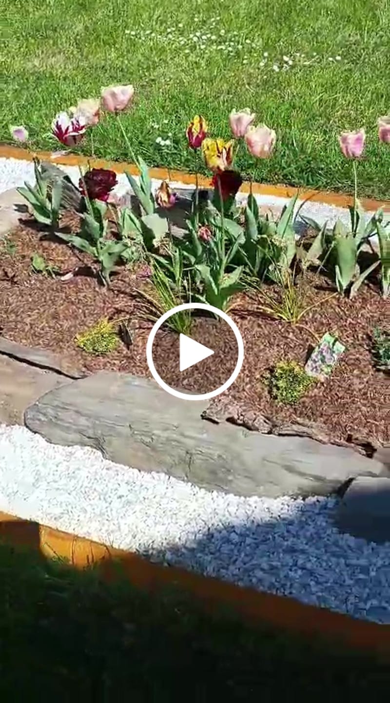 Customer video review of Rasenkante aus Cortenstahl