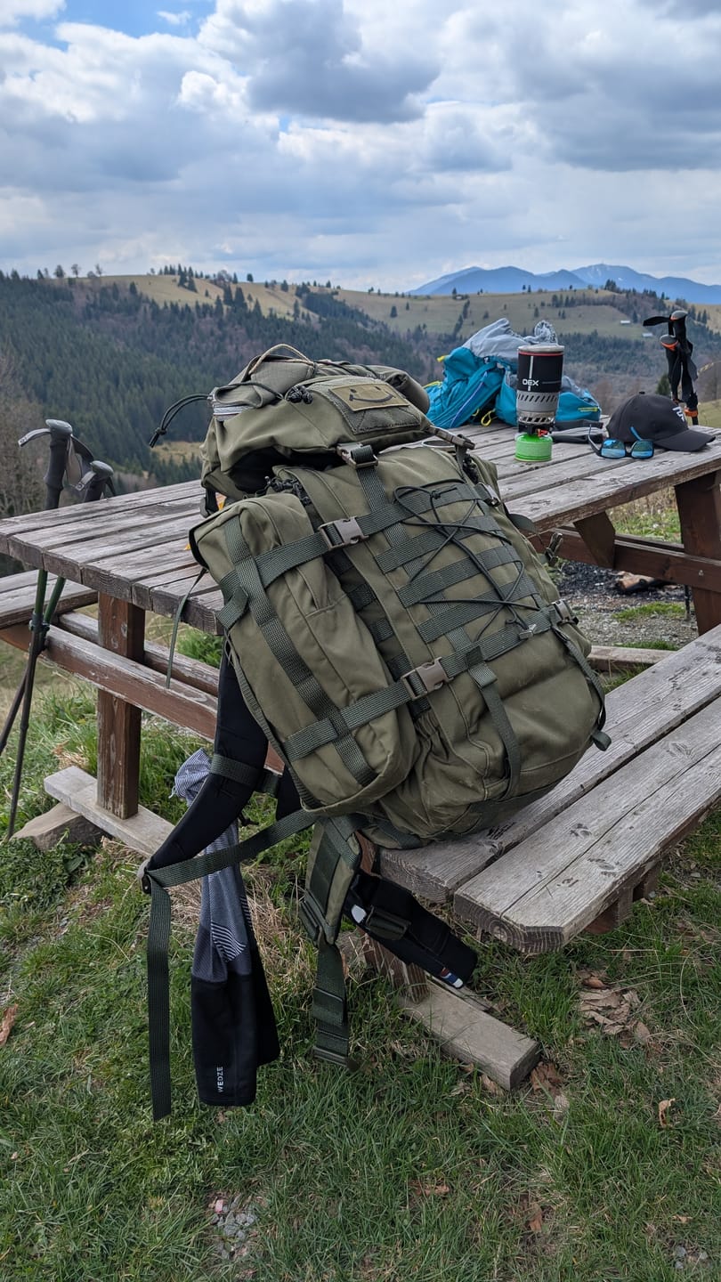 Customer photo review of Kantamus 40L backpack