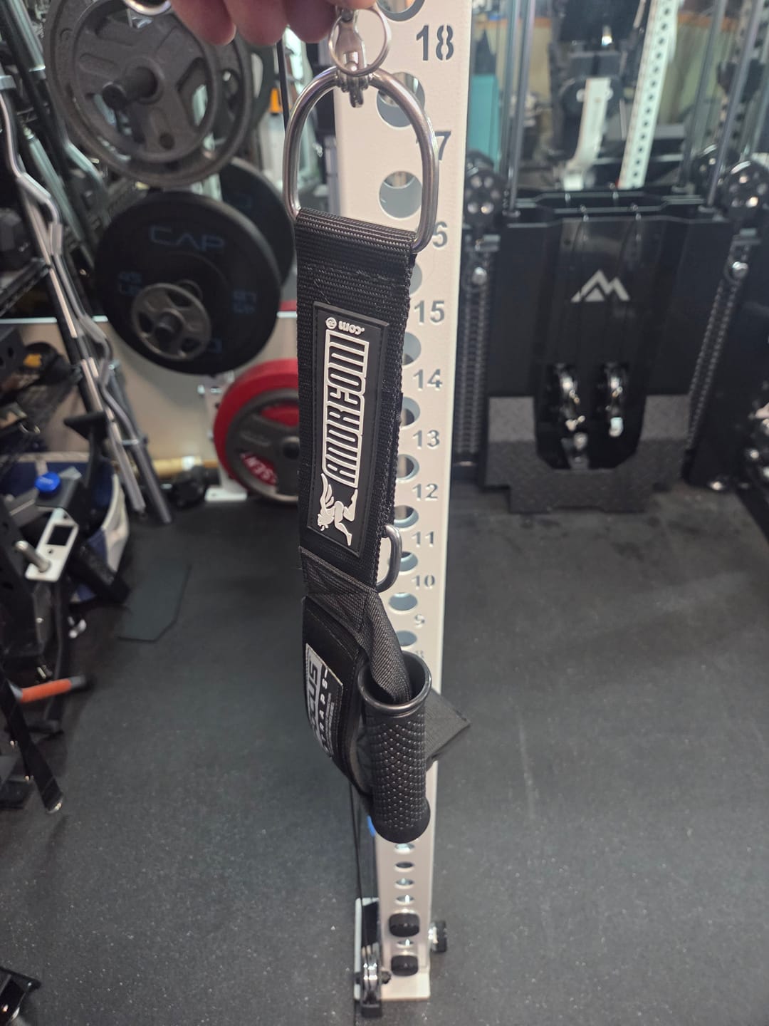 Customer photo review of ANDREONI FOCUS STRAPS ™ - Because your finger bones should not be the reason you don't reach muscle failure.