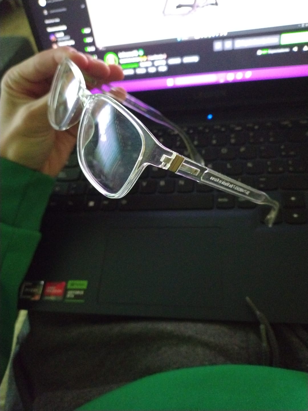 Customer photo review of LENTES BLUE LIGHT