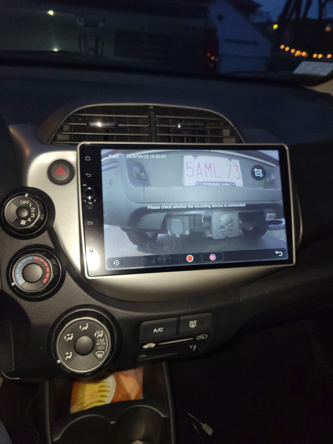 Customer photo review of Honda Jazz/Fit 2008-2013 — Premium 10.1” CarPlay & Android Auto Head Unit