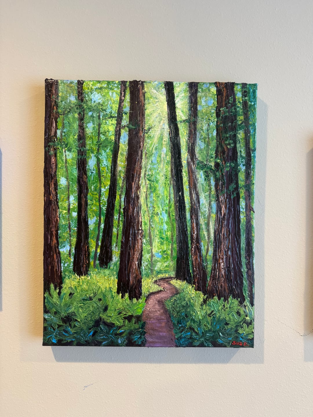 Customer photo review of DabblePaints™️ Burnt Umber — Thick-Body Acrylic Paint