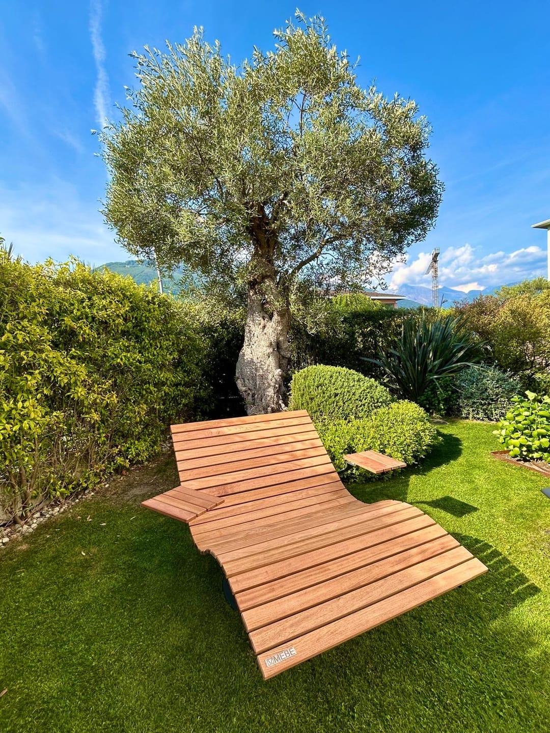 Customer photo review of MEBE Wave Lounge - drehbare Gartenliege für 2 Personen
