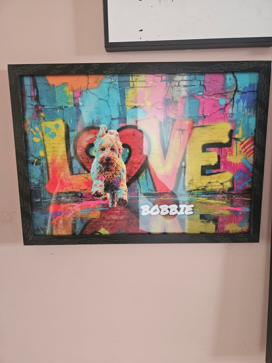 Customer photo review of Streetart - Gepersonaliseerde poster