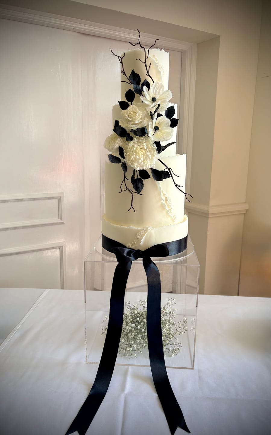Customer photo review of Clear Fillable Acrylic Plinths and Display Pedestals
