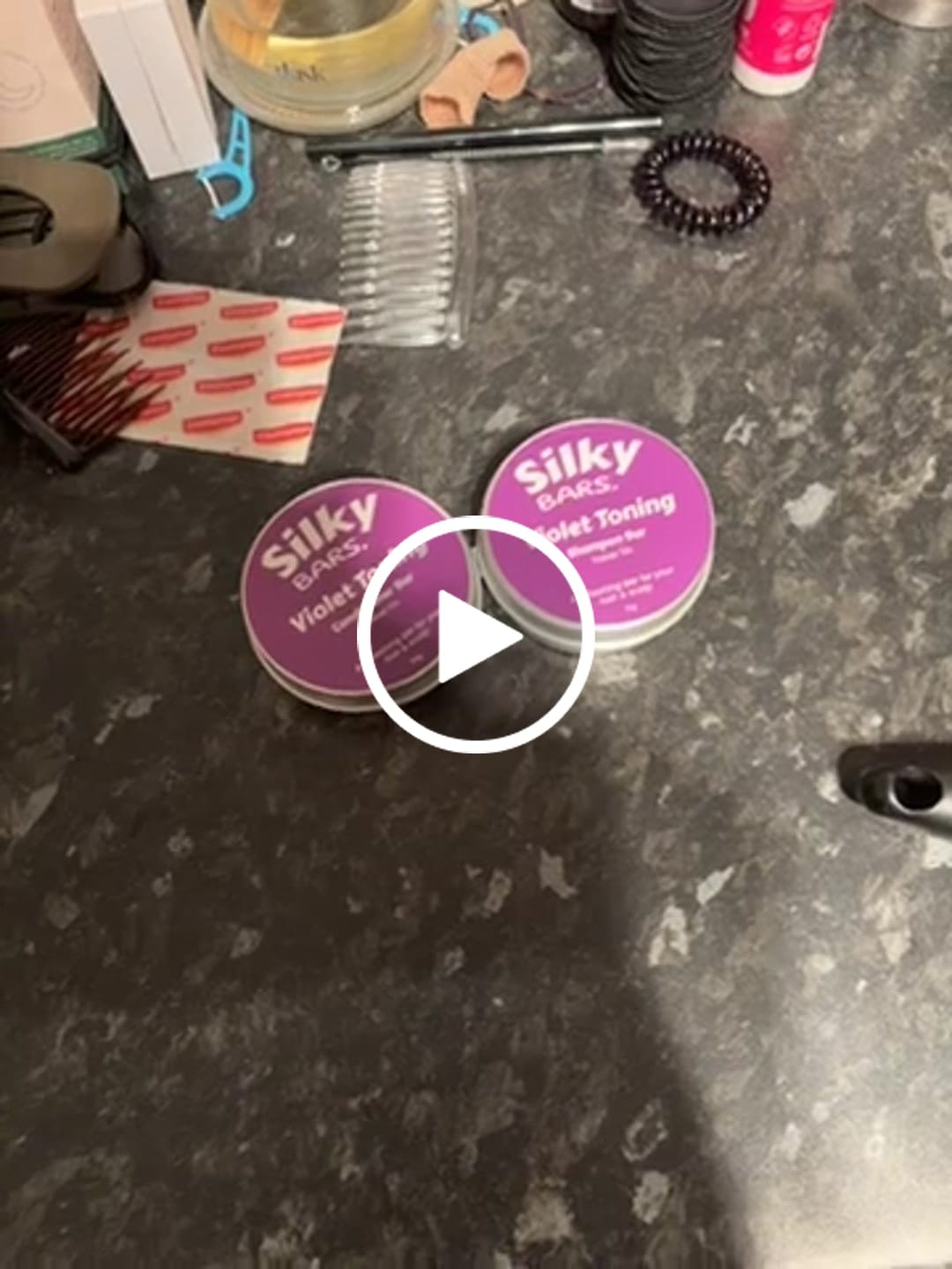 Customer video review of Violet Toning Conditioner Bar