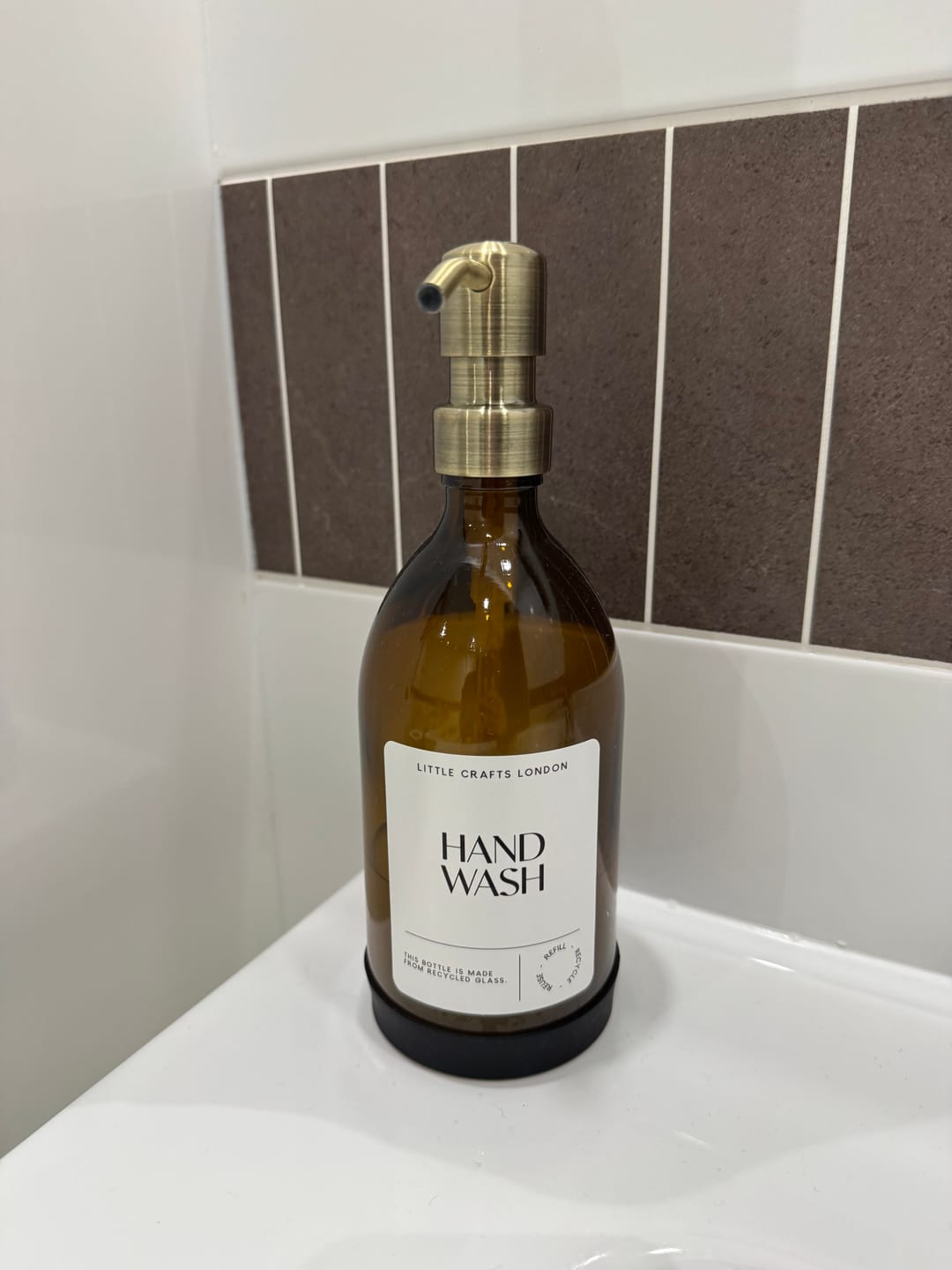 Customer photo review of Stainless Steel, Bamboo / Plastic Pumps