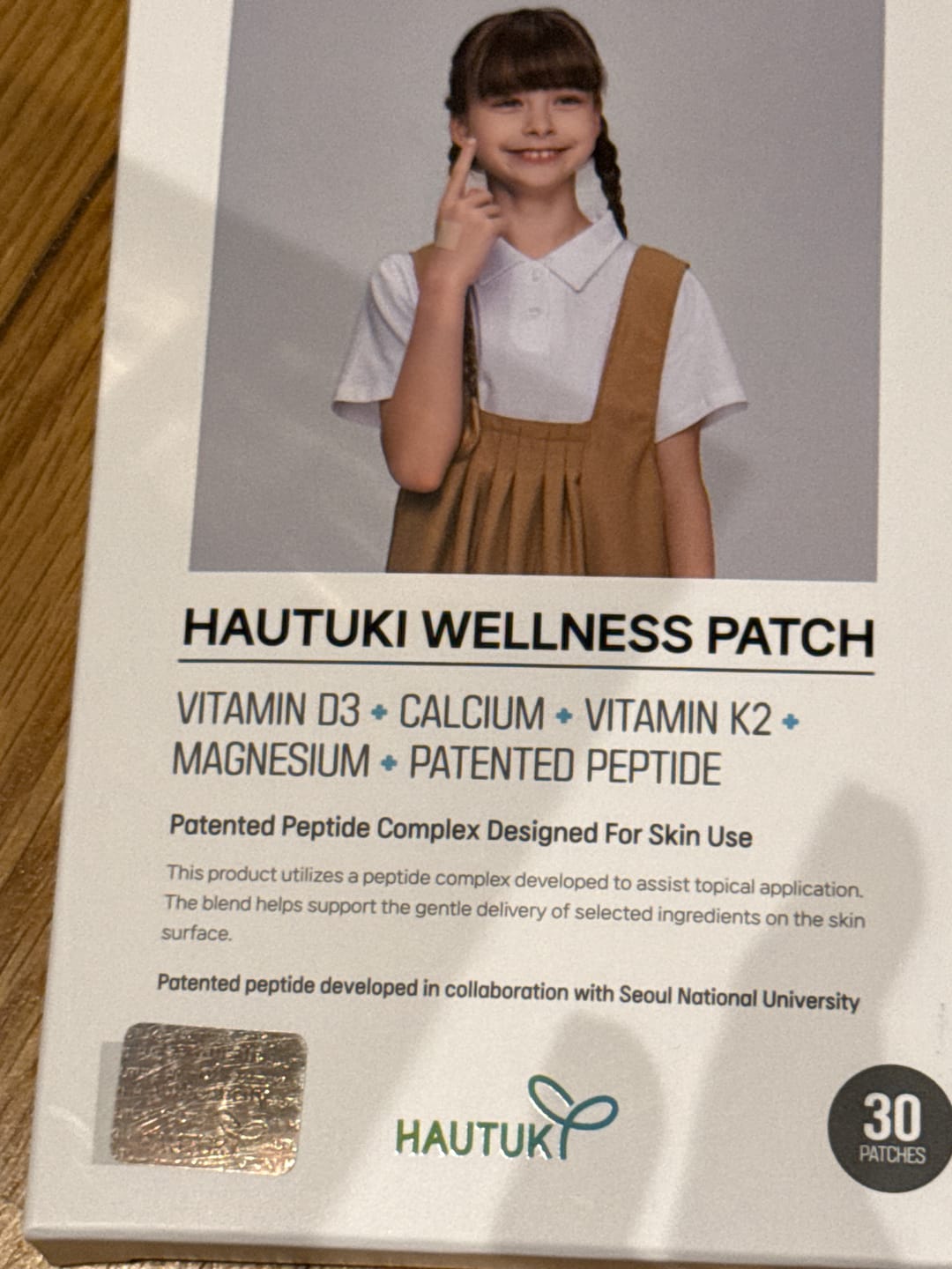 Customer photo review of HAUTUKI Wellness Patch - 1 Month Supply (1Box)