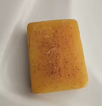 Customer photo review of Lemon Turmeric Kojic Acid Soap