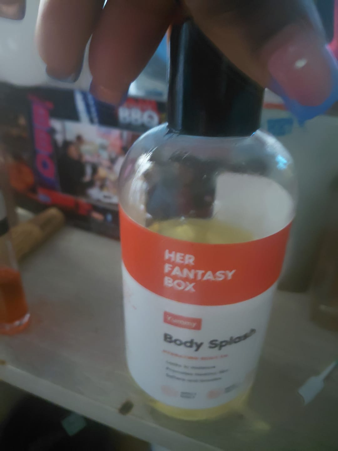 Customer photo review of Body Splash - Skin Smoothing Body Oil  (Yummy)