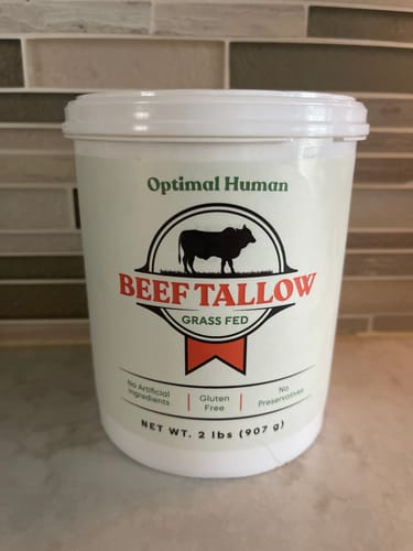 Customer photo review of Pure Grass-Fed Beef Tallow
