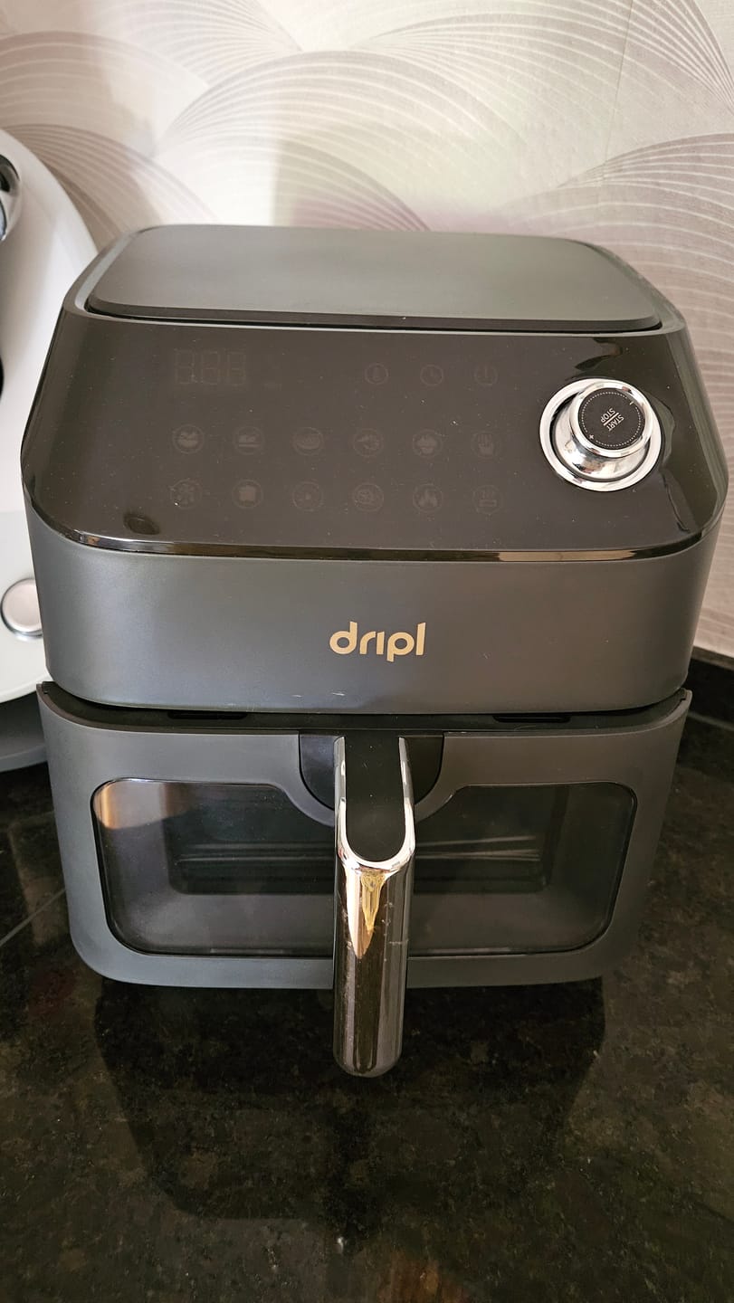 Customer photo review of Dripl Heißluftfritteuse 5,7L mit LCD Touchscreen