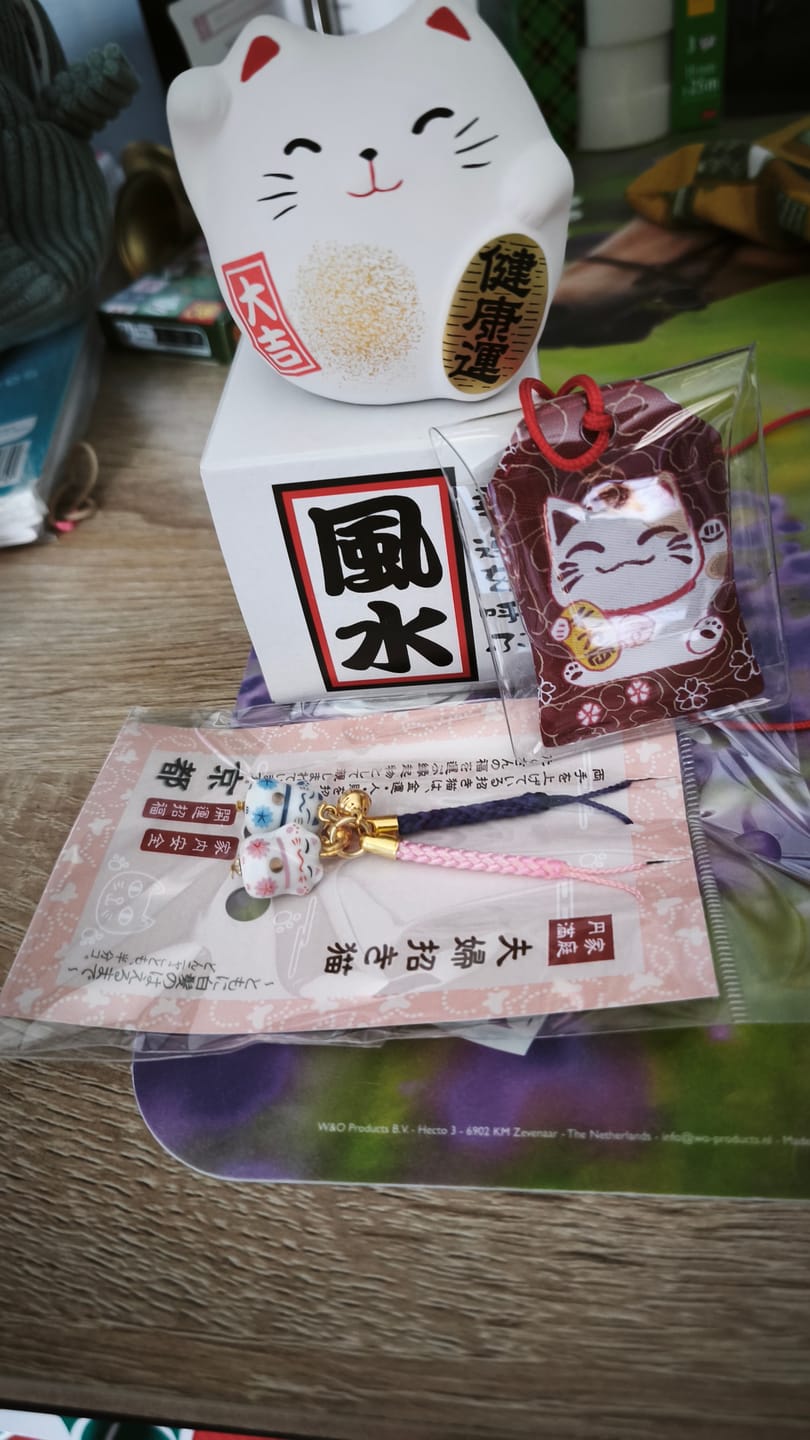 Customer photo review of Omamori Chat Porte-Bonheur
