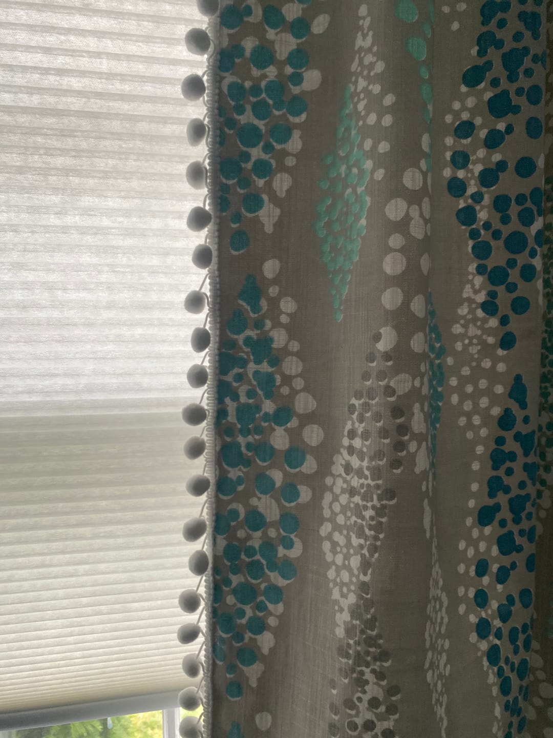 Customer photo review of Lo lita  5/8" Pom Pom Fringe Trim         (Sold by the Yard)