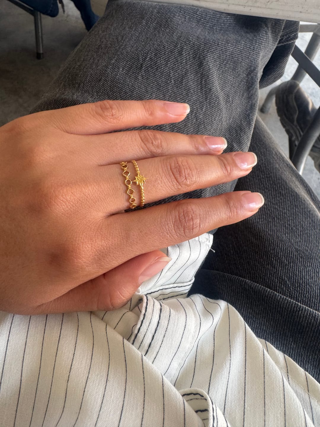 Customer photo review of Anillo Ajustable Star