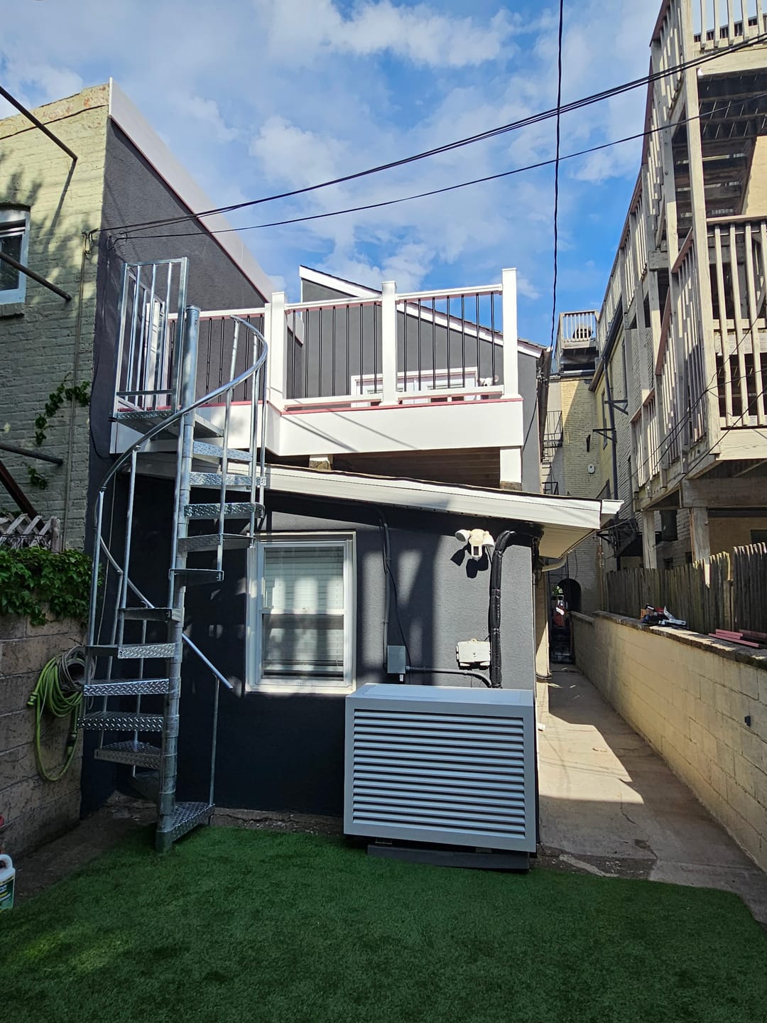 Customer photo review of Mini-Split AC Cover - White