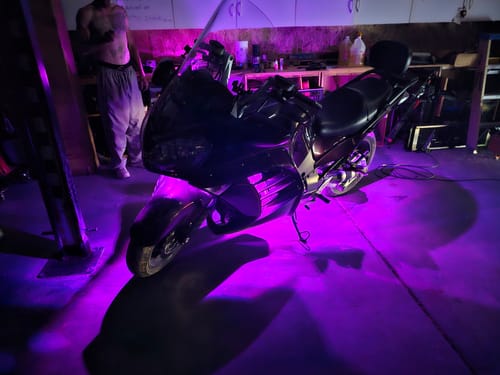 Customer photo review of Easy Install Moto LED Light Kit