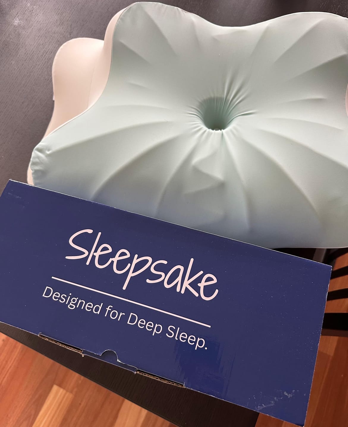 Customer photo review of Sleepsake Butterfly Pillow
