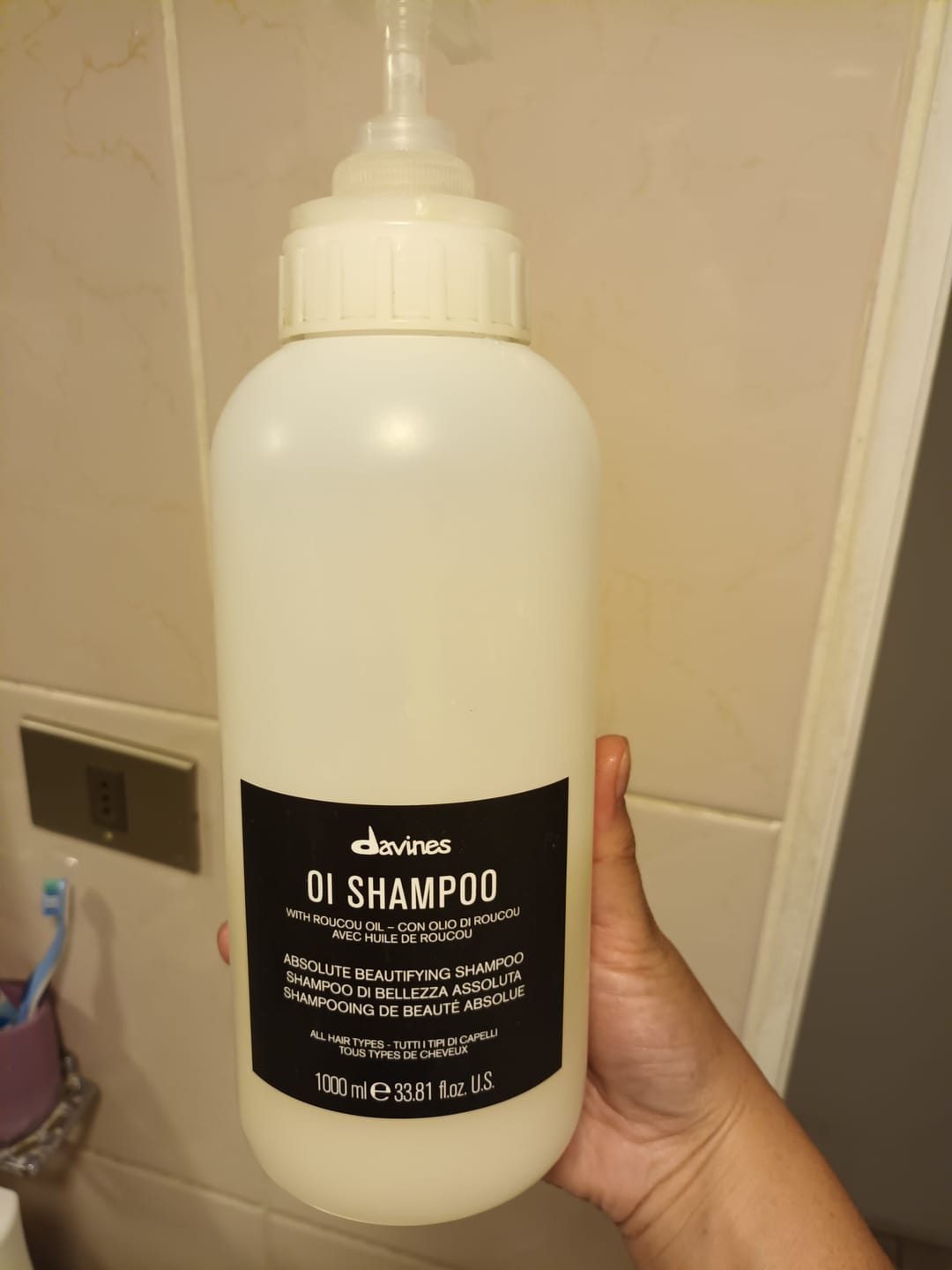 Customer photo review of Shampoo Antioxidante Oi Davines