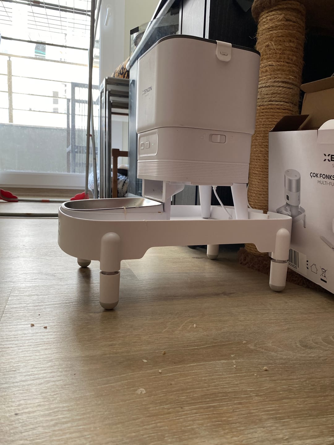 Customer photo review of Mama Standı | Çok Fonksiyonlu, Ayarlanabilir, Kedi ve Köpek Uyumlu, Mama Kabı Standı (X8788)