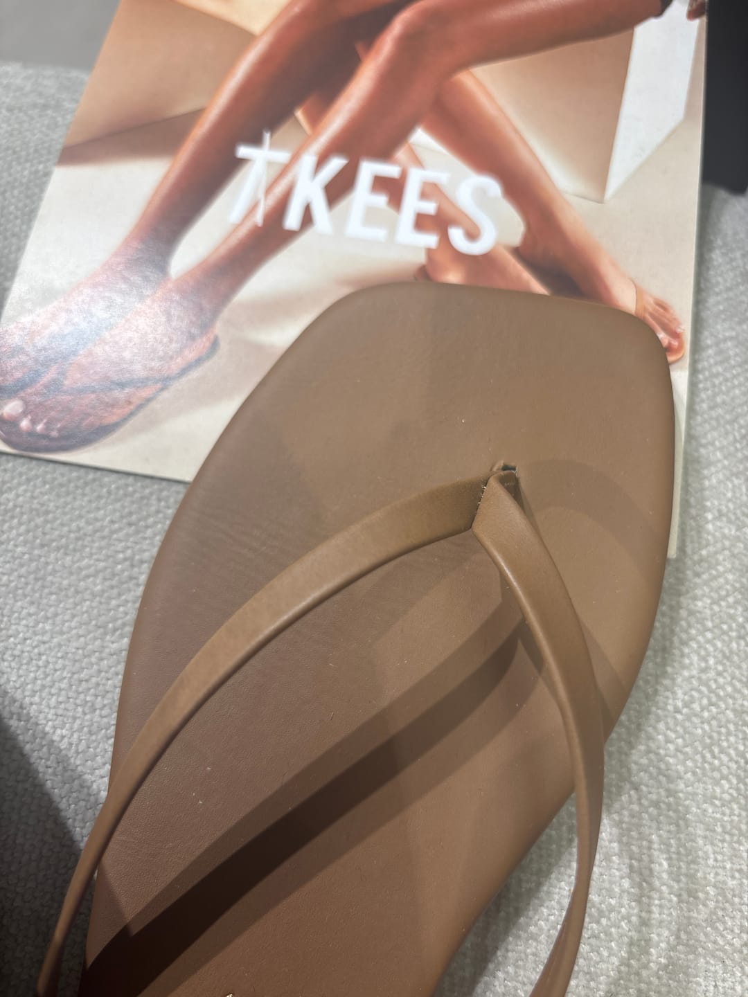 Customer photo review of כפכפי אצבע לנשים Square Toe Lily Suede