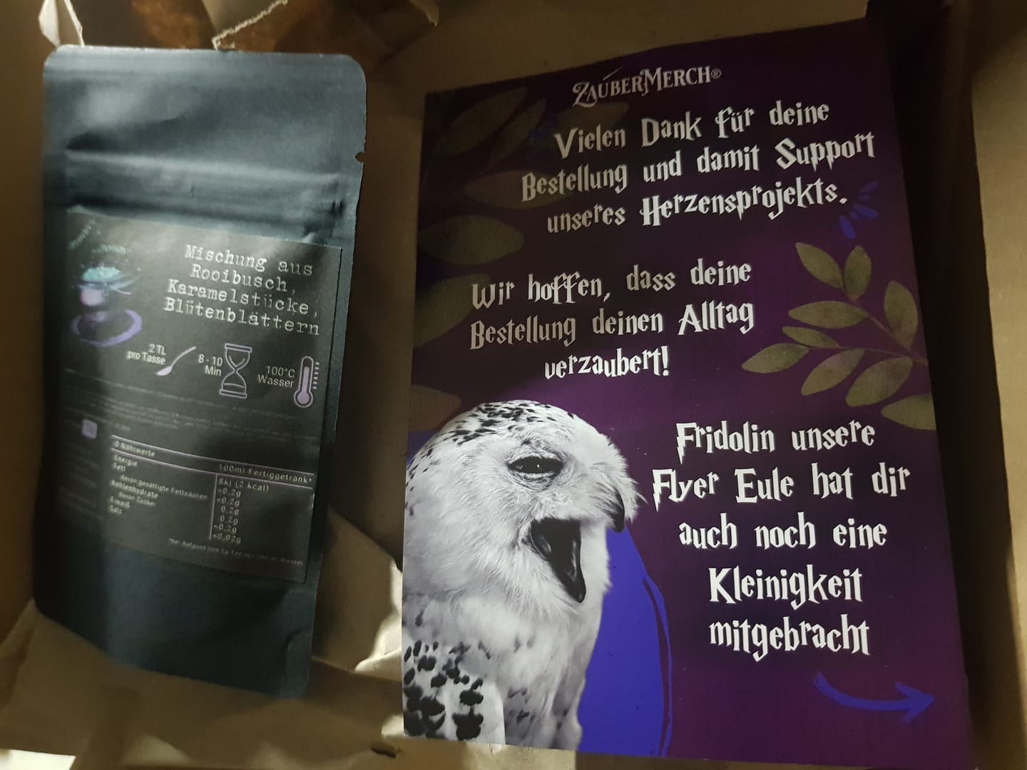 Customer photo review of Packaging