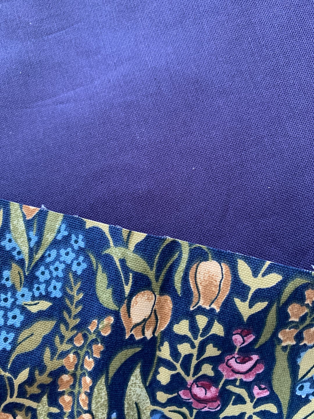 Customer photo review of Plain Soft Cotton Canvas Fabric