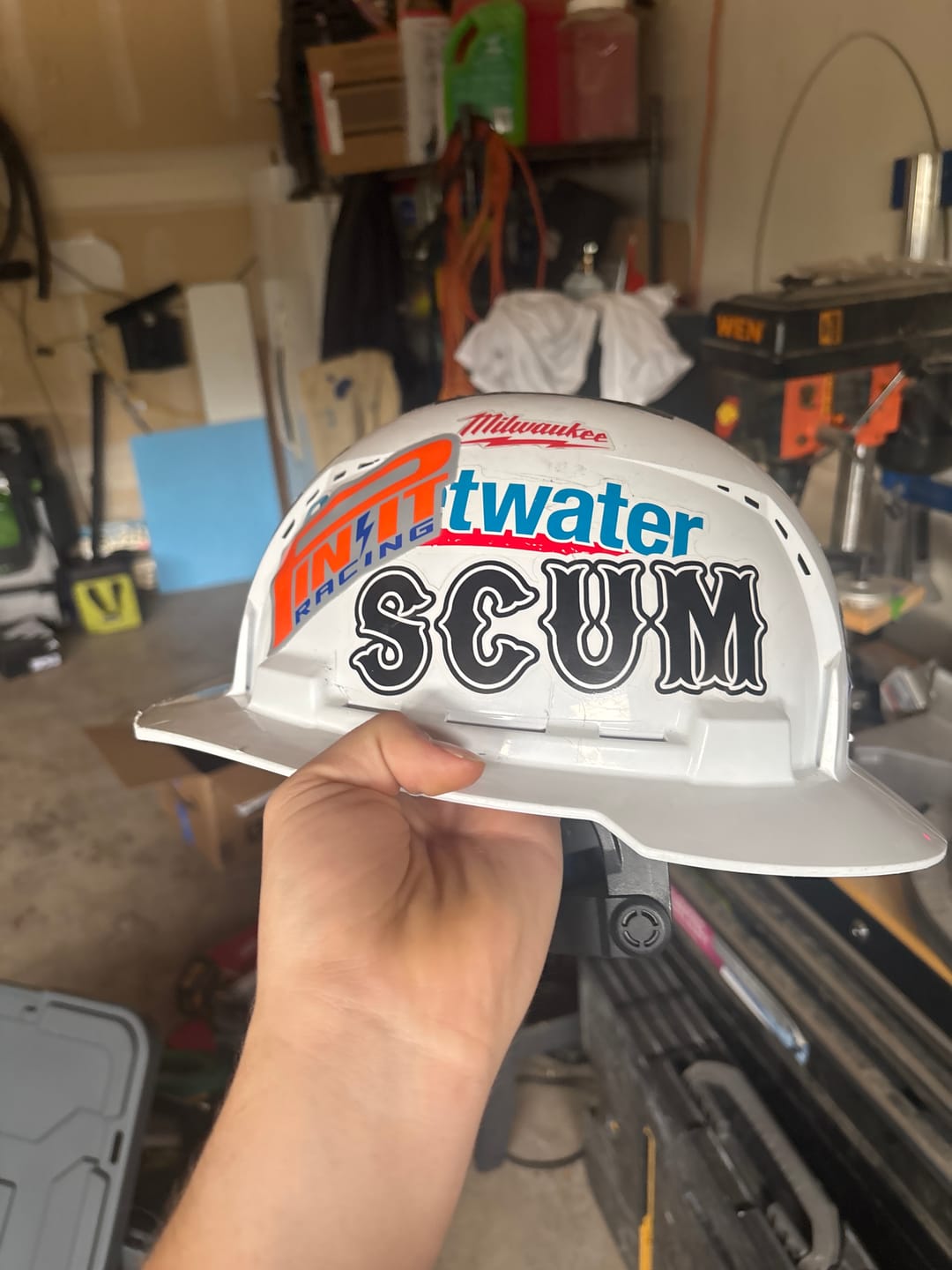 Customer photo review of SCUM STICKER