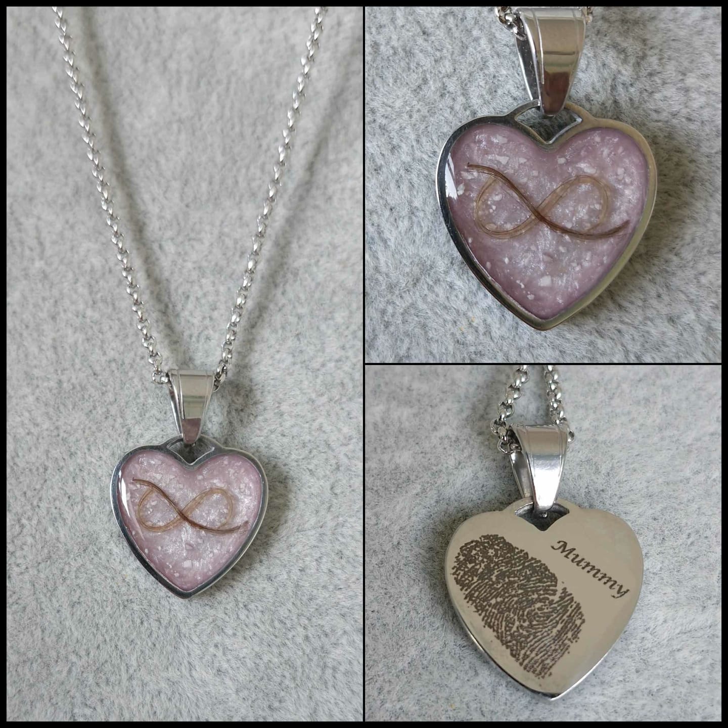 Customer photo review of Heart pendant