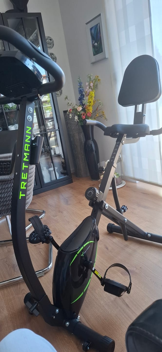 Customer photo review of Tretmann RIDE- Heimtrainer mit tiefem Einstieg