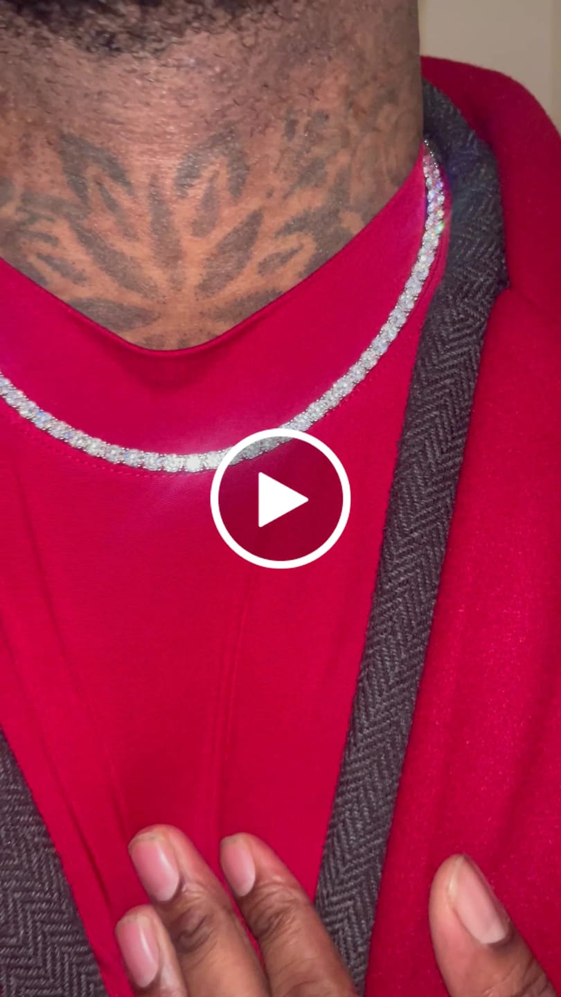 Customer video review of 5mm Tennis Chain - White Gold