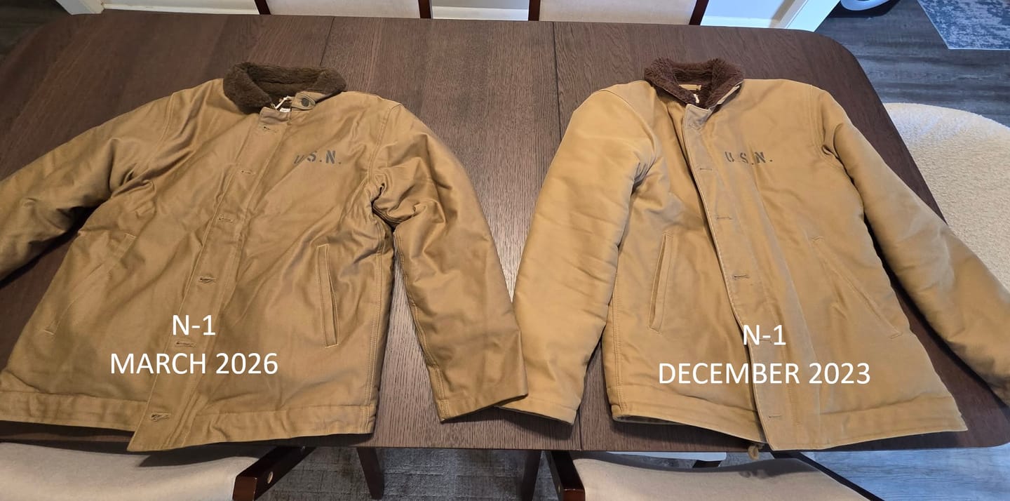 Customer photo review of 1940s US Navy N-1 Deck Jacket - Cost-effective Version
